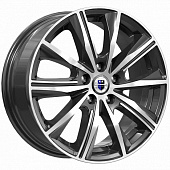 КиК Арнар 7x16/5x108 ET50 D63.35 алмаз-черный